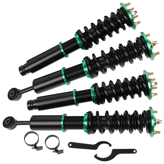 cciyu Coilover Adjustable Lowering Kit Fit 2004-2008 for Acura for TSX, 2003-2007 for Honda for Accord Suspension Shock Absorbers Adjustable Coilovers