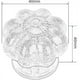 thumbnail image 3 of Sincero pilulier Rond En Mtal 4 Pices Avec 3 Compartiments Et Miroir Pour Les Dplacements Quotidiens, Mini Pilulier, 3 of 5