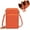 A-orange, variant on Small Crossbody Cell Phone Purse for Women, Mini Messenger Shoulder Handbag Wallet with Credit Card Slots