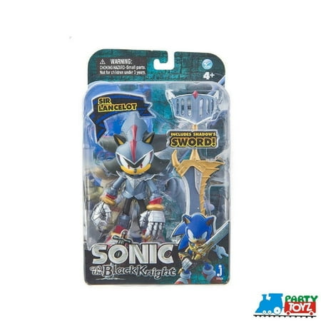 Sonic The Hedgehog 5 Inch Black Knight Plastic Action Figure Sir Lancelot Shadow