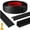 Black, variant on ouhos Peel and Stick Wall Corner Protector & Edge Guard, 1.6" W x 20' L Self-Adhesive Flexible Trim Molding for Inside & Outside Corners, Wall, Countertop, Black