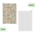 thumbnail image 6 of Golf Towels for Golf Bags For Men Women - colorful spot printA 24x16in Absorbent Quick Drying Golf Towel for Cleaning Golf Ball Club Golf Bag Accessories with Carabiner, 6 of 8