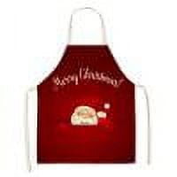 

Mojoyce Christmas Decor Printed Apron Merry Christmas