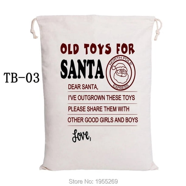 Saco de Navidad de Papá Noel para niños, bolsa grande de 50 estilos, para regalo, con cordón, decoración de Festival