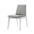 thumbnail image 3 of Castle Place Modern Chic Linen Upholstered Dining Chairs, Set of 4, White, 3 of 7