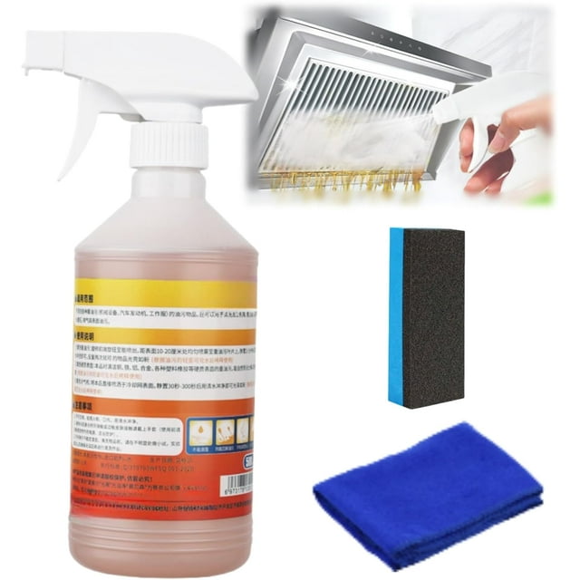 Limpiador de hornos Pink Magic, limpiador de hornos resistente, limpiador mágico rosa de acción rápida, limpieza eléctrica rosa multiuso, adecuado para campanas extractoras, estufas, gabinetes de coci