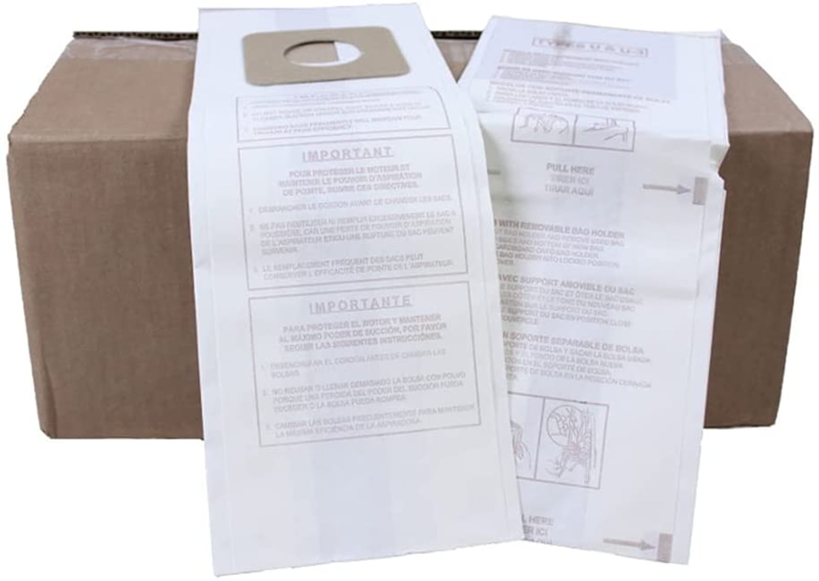 Panasonic U U3 U6 Standard Filtration Bulk Vacuum Bags 100 Count