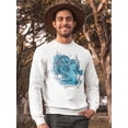 thumbnail image 2 of Sea Princess And Octopus Sweatshirt Men -Image by Shutterstock, Male Medium, 2 of 4