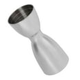 thumbnail image 3 of Vaso medidor doble de acero inoxidable para cócteles, copa medidora para vino, vaso medidor para coctelería, espejo con luz en forma de U, 3 of 15