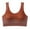 Brown, variant on Wireless Pullover Bras for Women Seamless Pull-On Bras No Underwire Push Up Padded Bralette