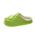 thumbnail image 6 of ATENAR Slippers for Women Fuzzy Slip On Mens Shoes indoor and Outdoor House Slipper Yellow 10-10.5, 6 of 6