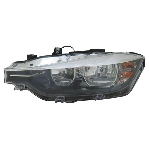 TYC 20-9816-00 Headlight/Lamp Halogen Assembly Left/Driver LH w/o LOGO New Warranty Fits select: 2016-2017 BMW 328, 2017 BMW 330