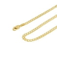 thumbnail image 3 of 10K Yellow Gold Cuban Curb Chain Necklace for Men and Women â€“ Measures 3.1 mm x Thickness 26 Inches Length, 3 of 7