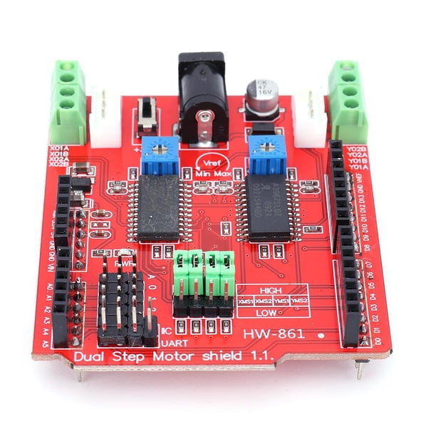 Módulo de placa de expansión A3967 IO PWM de dos canales 3,3 V 5 V CC 3,8 V-5,0 V para Arduino