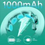Neck Massager with heat, Electric Pulse Neck Massager for Pain Relief, Remote Control Wireless Neck Massager with 10 Modes