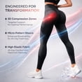thumbnail image 4 of 3D Metabolic Booster Leggings High Waist 3D Anti Cellulite Leggings for Women for Workout Yoga, 4 of 8