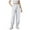 White, variant on Joggers for Girls Elastic Waisted Soft Cotton Drawstring Sweatpant with Pocket Solid Casual Sport Pants (170, White)