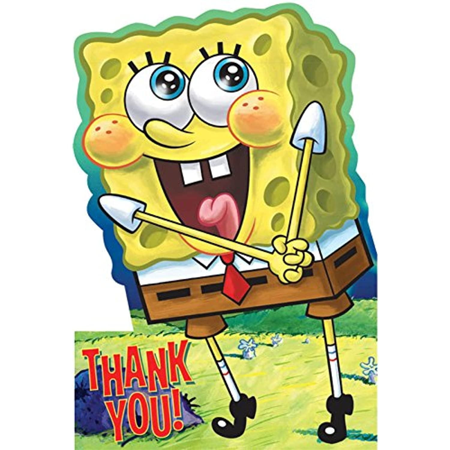 8 Spongebob Squarepants Thank You Notes - Walmart.com