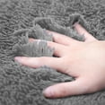 thumbnail image 5 of Gray Bathroom Rug Set, 3Piece Black Bath Mat, for Bathroom Non-Slip Bathroom Mats, Water Absorbent Bath Rug, U-Shaped Contour Rug Toilet Lid Cover, 5 of 5
