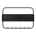 thumbnail image 6 of Kate and Laurel Yeager Modern Pocket Wall Organizer, 21 x 14, Black, Decorative Mail and Key Holder for Wall, 6 of 10