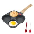 thumbnail image 1 of Sartén para huevos HUPECHAM con revestimiento antiadherente de granito para 4 tazas con accesorios, 1 of 7