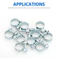 thumbnail image 3 of 30Pcs 11-16Mm Clamp Fuel Hose Air Hose Clamps Pipe Clips Assortment Kit, 3 of 5