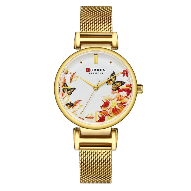 9053 Reloj para mujer Reloj deportivo para mujer Reloj impermeable para mujer Reloj para mujer CURREN Reloj de mujer