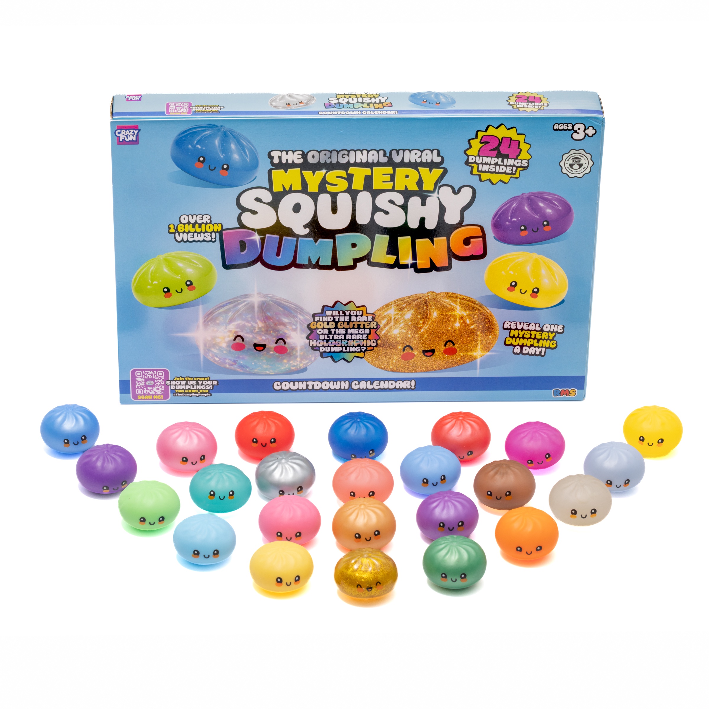 RMS Dumpling Advent Calendar With 24 Mini Squishies photo 4