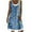 White dresses for women, variant on Baikeli Clearance Summer Dresses Fashion Women Casual Round-Neck Floral Printing Fake Two-Piece Sleeveless Dress Women's Dress