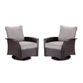 thumbnail image 5 of Sun Terrace Williamsport Steel Outdoor Dining Arm Chairs - Set of 2, Gray, 5 of 8