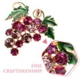 thumbnail image 3 of unbranded De Uvas Con Y Chic Para Abrigos Suéteres Y Sombreros Color Púrpura, 3 of 7
