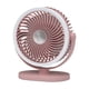 thumbnail image 2 of Fiudx Ofertas flash Artículos en oferta Ventilador recargable USB con luz nocturna de escritorio para exteriores, iluminación de escritorio para dormitorio en casa, ventilador de mesa pequeño, 2 of 7