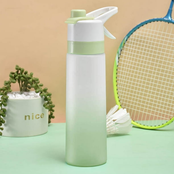 ¡Libre! Taza de agua con superficie de niebla Gradual, taza de agua deportiva con rociador de alto color, vasos de plástico con rociador de agua para hombres y mujeres, vasos de regalo