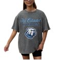 thumbnail image 3 of Women's Gameday Couture Grey Citadel Bulldogs Oversized Snow Wash T-Shirt, 3 of 5