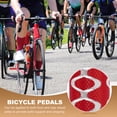 thumbnail image 4 of Uxcell 4 Pack Aluminum Alloy Bike Pegs Anti-Skid Fit 3/8 inch Axles with Circle Red, 4 of 7