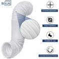thumbnail image 2 of Manguera de aire acondicionado móvil, manguera de escape de aire de PVC flexible, kit de manguera de tubo de ventilación universal para aire acondicionado móvil, diámetro de 13 cm/15 cm (13 cm de, 2 of 5