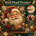 thumbnail image 3 of Mosaflare Pearl Diamond Painting Kit for Adults, Santa Claus Pearl Diamond Art for Home Decor, 12×12 inch HD Canvas, 3 of 8