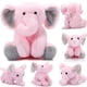 thumbnail image 1 of Set de peluche con elefantes de peluche con bebés para decoración de fiestas, 1 of 7