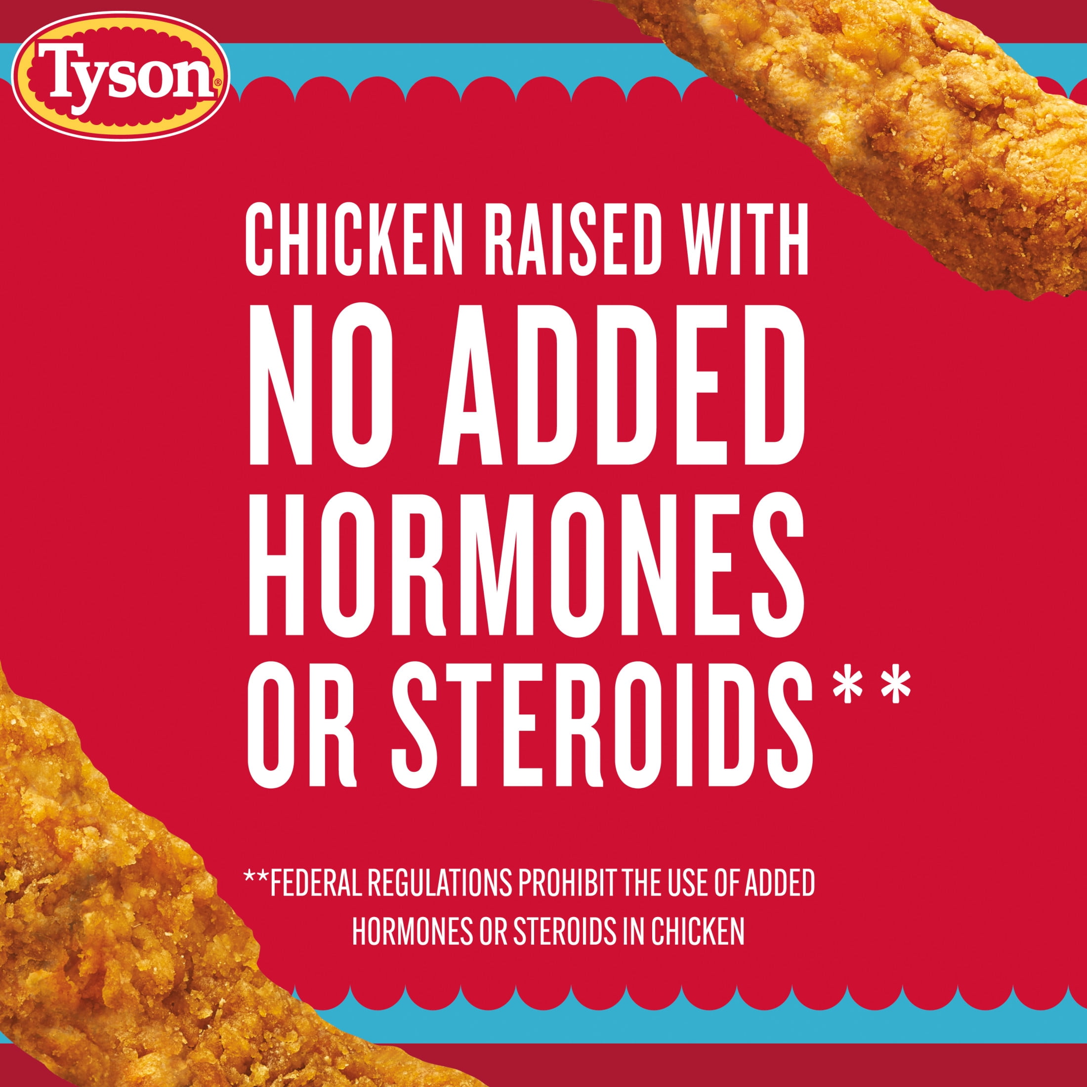 Tyson Crispy Chicken Breast Strips, Family Pack, 40 oz (Frozen, Fully Cooked)