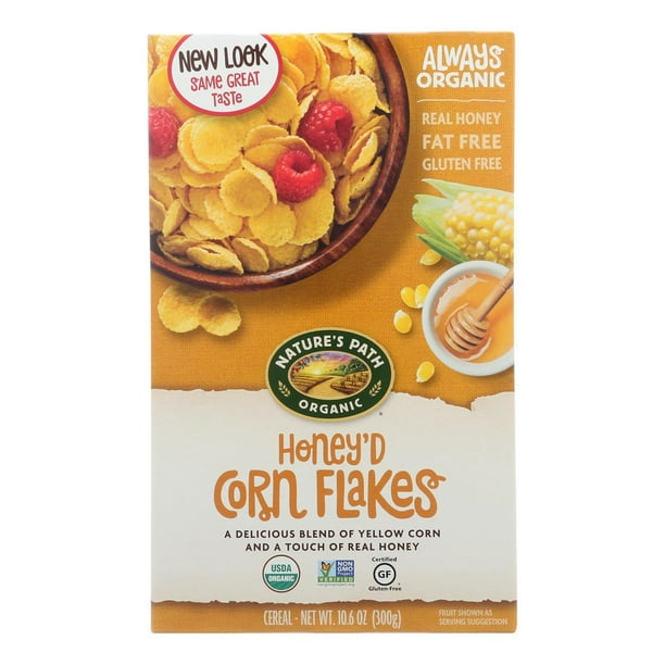 Nature'S Path Honey’D Corn Flakes Cereal, 10.6 Oz