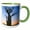 Green/White, variant on 3drose, Baobab Trees (adansonia), Berenty, Toliara, Madagascar - Af24 Ksu0039 - Keren Su, 11oz Two-tone Yellow Mug