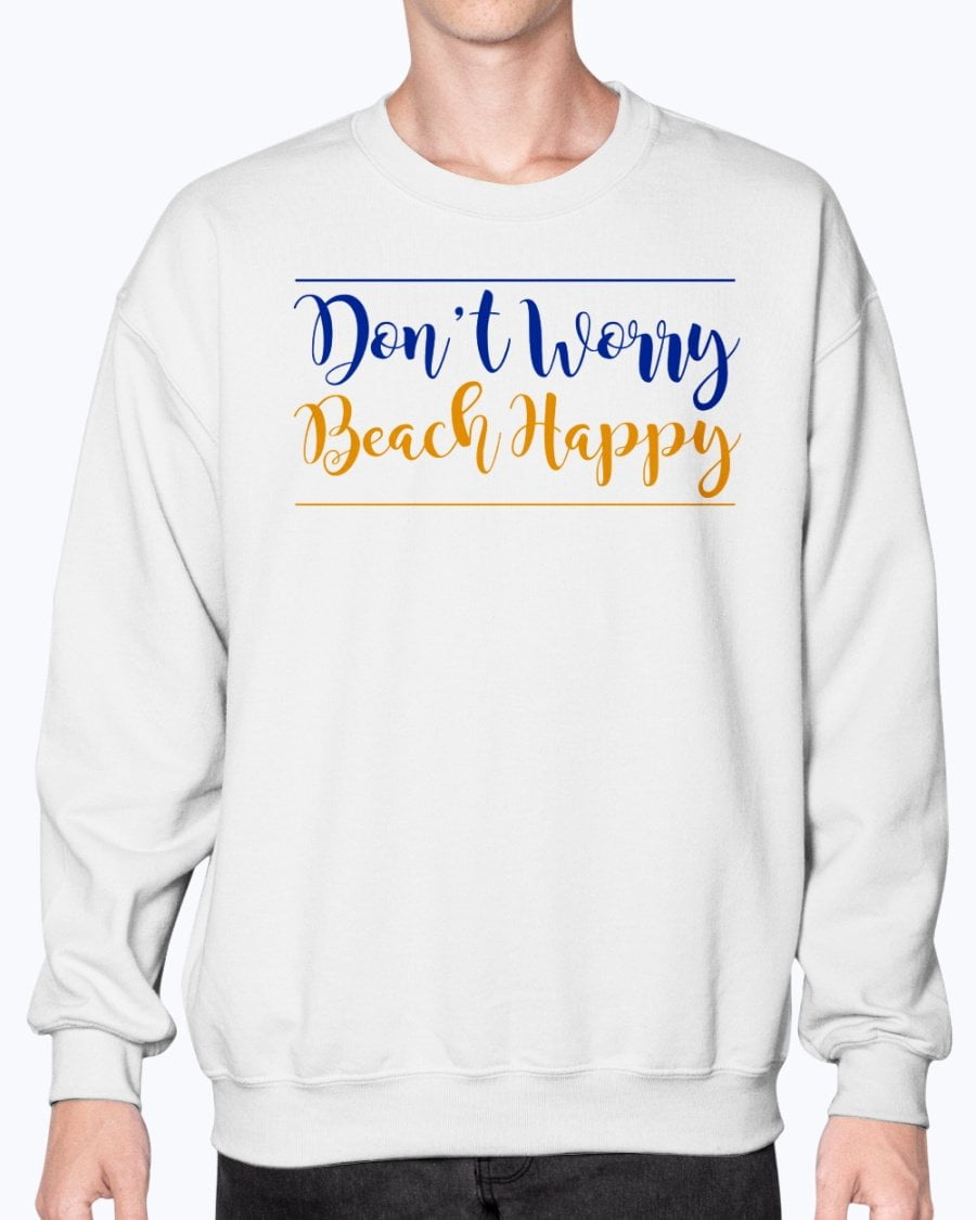 beach happy sweatshirt
