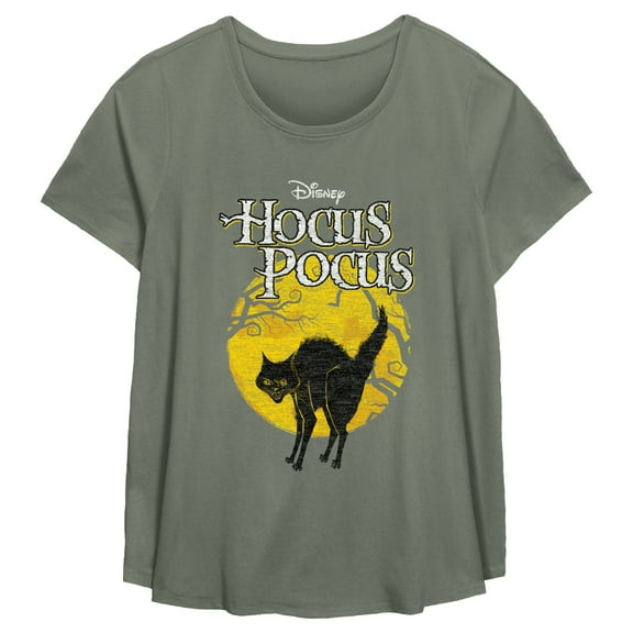 Women's Hocus Pocus Halloween Binx Logo Graphic T-Shirt