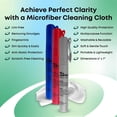 thumbnail image 4 of OPTIPAK Sparkle Anti-Reflective Pen Lens Cleaner Spray kit | (3x) 0.3oz Glasses Cleaner Pen Spray + (2x) Microfiber Cloth for Eyeglasses,Sunglasses,Lenses,Screens and Camera Cleaning Kit(5 Piece Set), 4 of 7