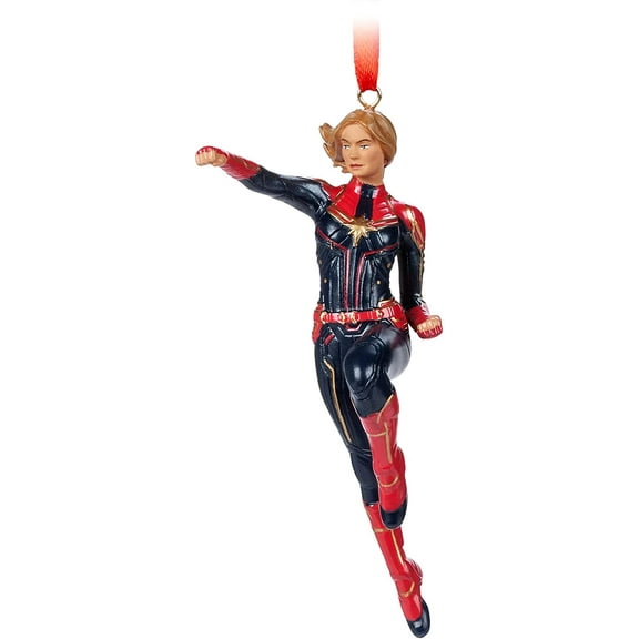 Captain Marvel Super Hero Christmas Ornament Figure