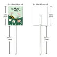 thumbnail image 2 of Eveokoki No Mow May Sign with Metal Stake 8 x 12 Inches No Mow May Yard Sign No Mow Signs Aluminum ​Garden Signs Outdoor for Lawn Yard Garden Decor, Easy to Install, 2 of 6