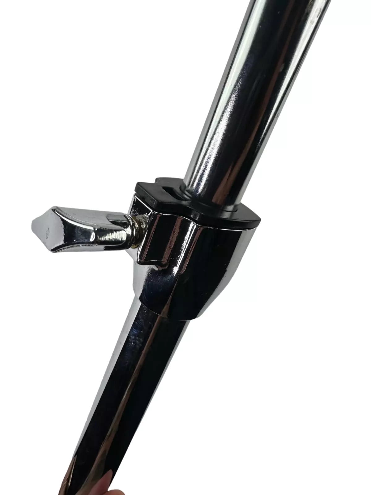 2 Pack Zenison Heavy Duty 5' Chrome Cymbal Stands Anti Skid Feet Durable
