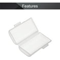 thumbnail image 3 of HUGFEGWE 2 x 18650 Battery Storage Case Holder Organizer Box Transparent 2Pcs U2536-18143, 3 of 6