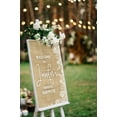 thumbnail image 4 of Darling Souvenir MADE WITH LOVE PersonalizedWelcomeSignFor Bridal Shower,Burlap,Bridal Shower Collection Great For Your Celebrations- 18x 12, 4 of 5