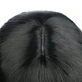 thumbnail image 5 of RightOn Black Wig with Bangs Short Curly Wavy Wig Black Wig for Women Synthetic Wigs Black Hair Wigs with Wig Cap, 5 of 7